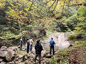三段峡散策と龍頭峡セラピー体験2